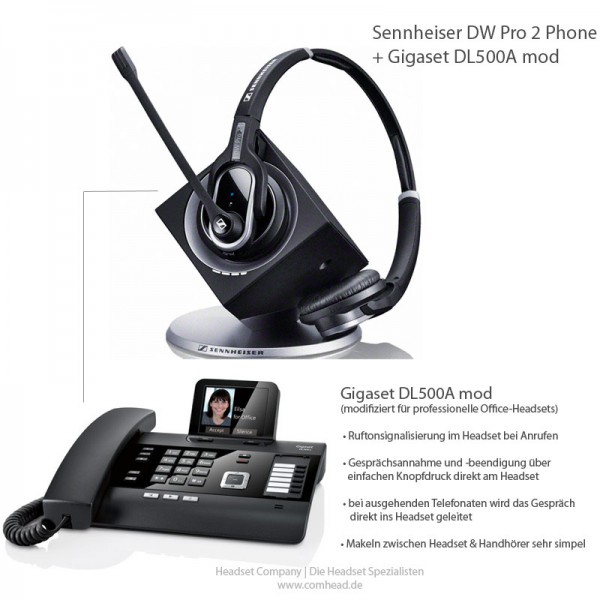 Gigaset DL500A mod + EPOS | Sennheiser DW Pro 2 Phone