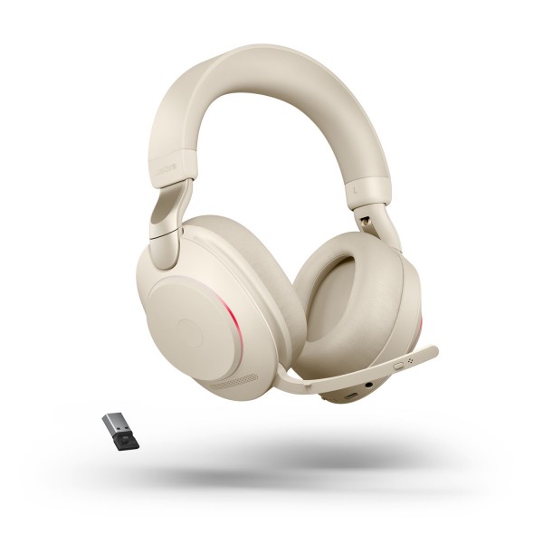 Evolve2 85 Stereo MS USB-A Beige