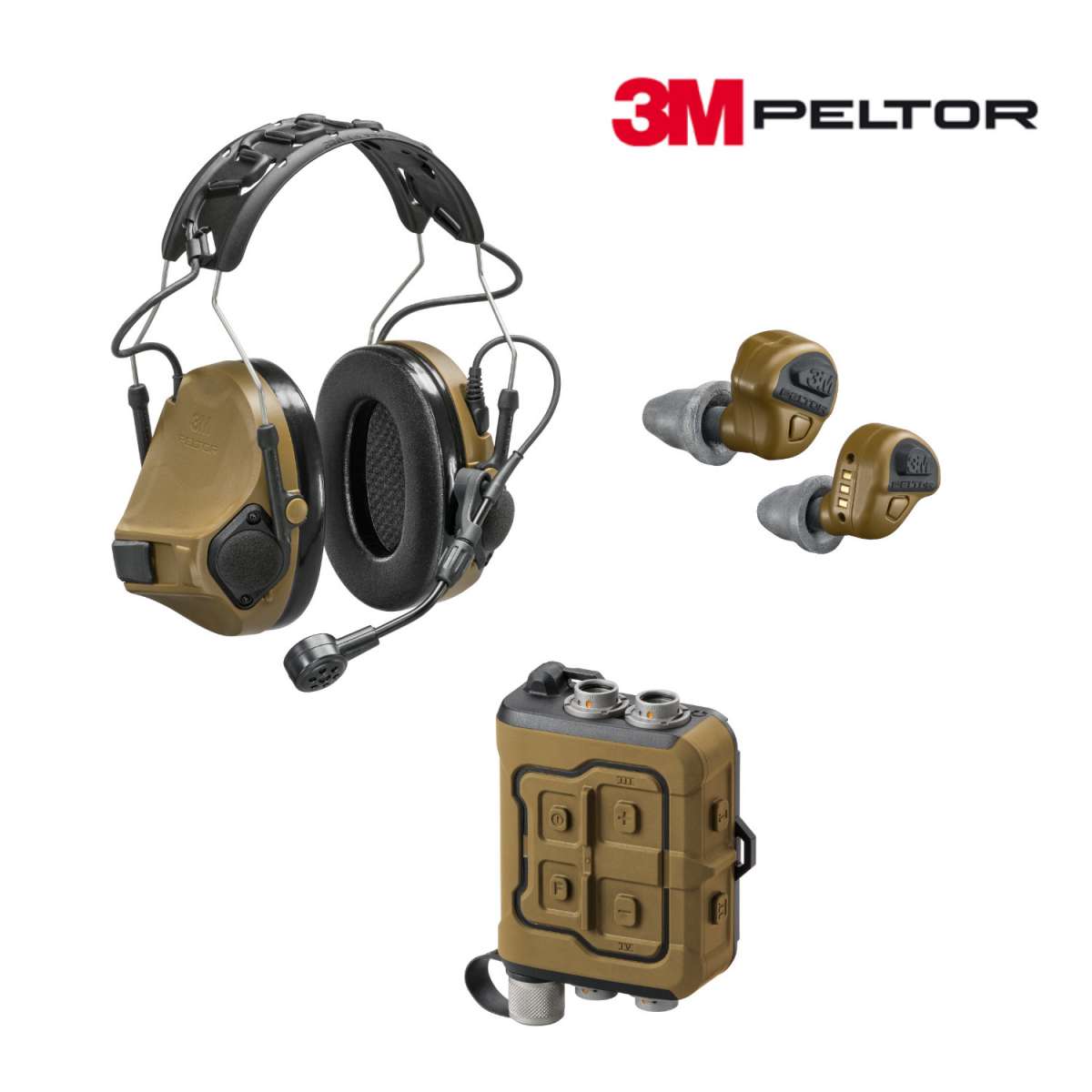 3M Peltor TMAS ComTac VII, TEP300 und SCU300 Comhead Headset Company