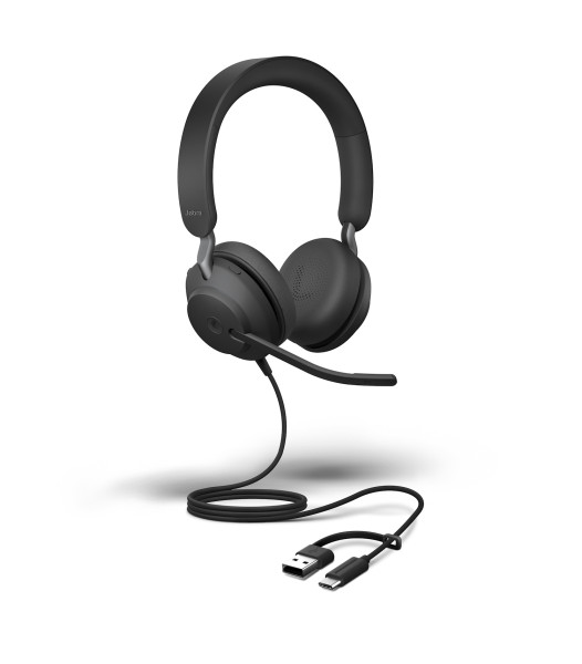 Evolve2 40 SE MS Stereo mit USB-A und USB-C Anschluss