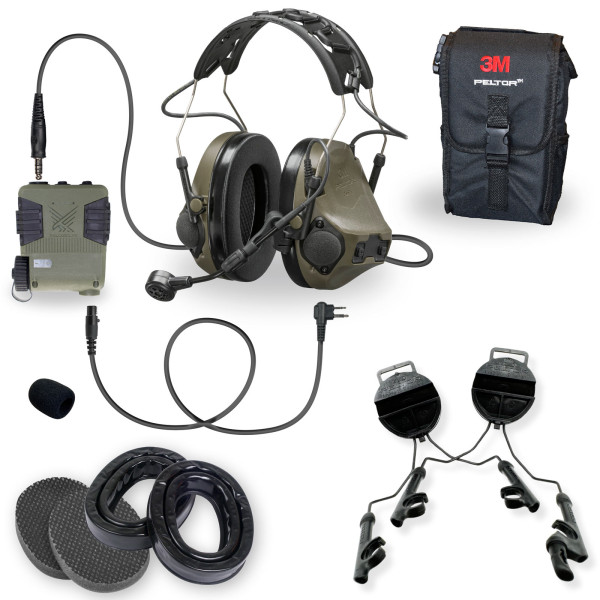 Ultimate Bundle: 3M Peltor ComTac VIII + Falconclaw PTT
