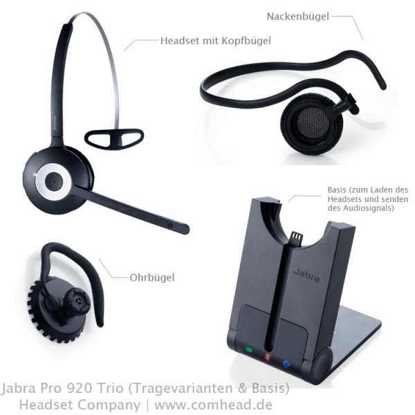 Jabra Pro 920 Headset (Trio Version)