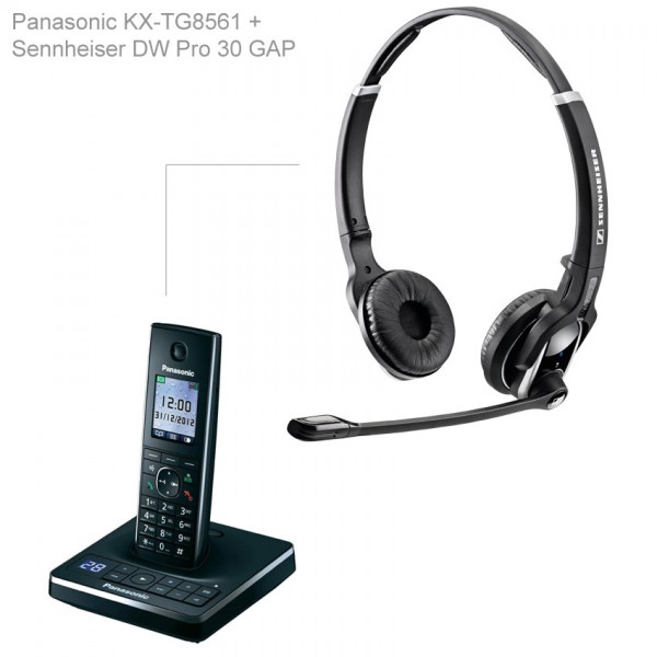 Panasonic KX-TG8561 + Sennheiser DW Pro 30 GAP