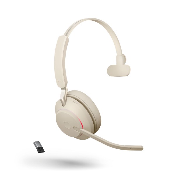 Evolve2 65 Mono UC USB-A Beige