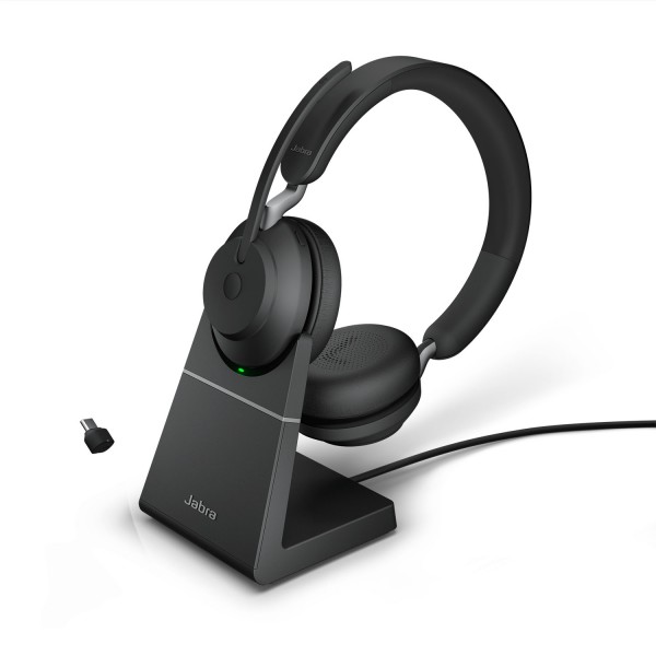 Evolve2 65 Stereo UC USB-C Black inkl. Ladestation