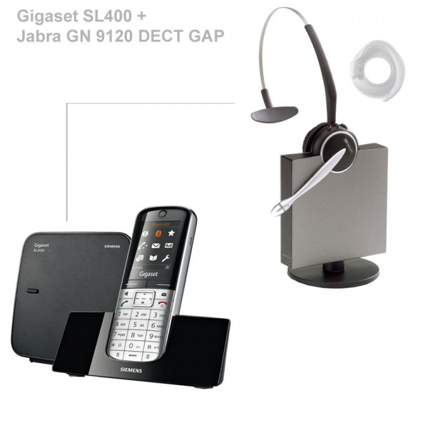 Gigaset SL 400 + Jabra GN 9120 DECT GAP