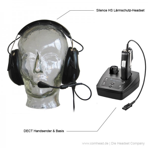 Silence HS Wireless Kopfbügel - Lärmschutz Headset für Telefone