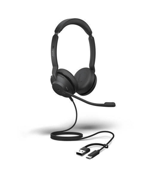 Evolve2 30 SE MS Stereo mit USB-A und USB-C - Stecker