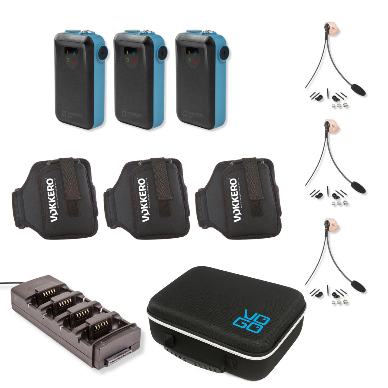 Vokkero UNITY Referee COMMS Kit Pro 3