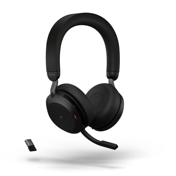 Evolve2 75 USB-A MS inkl. Ladeschale Black