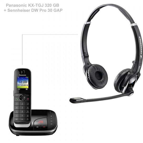 Panasonic KX-TGJ320 + Sennheiser DW Pro 30 GAP