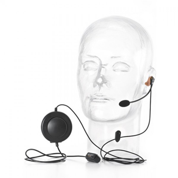 PIO 511 Elite In-Ear-Headset + Push-to-Talk-Taster