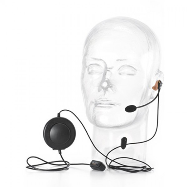 PIO 511 In-Ear-Headset + Push-to-Talk-Taster