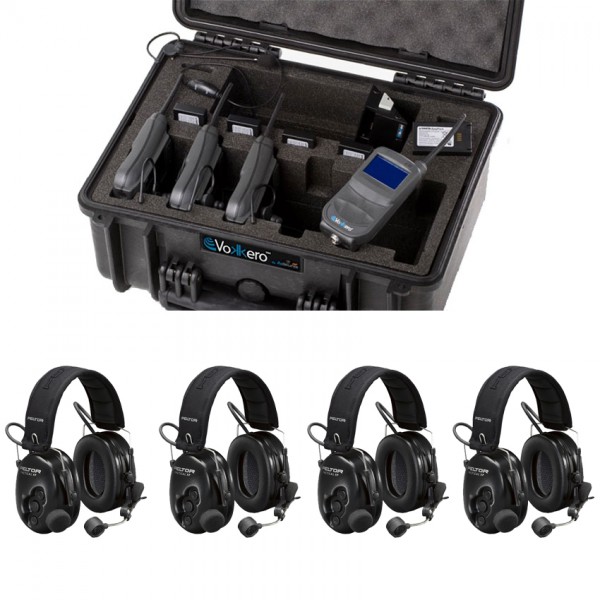 EVO3 Set 04 + Peltor Aktiv Headsets