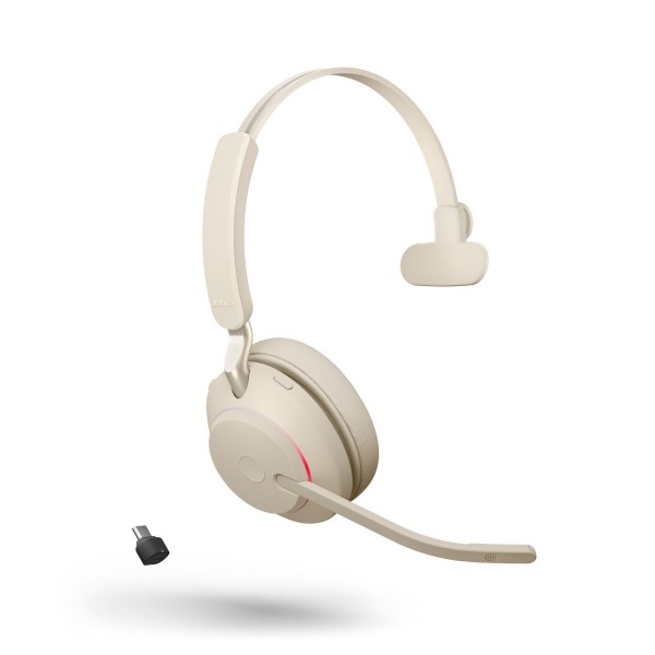 Evolve2 65 Mono MS USB-C Beige