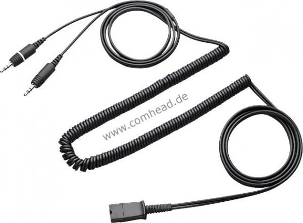 Plantronics PC-Kabel (Soundkarte 3,5mm Klinke) für Headsets