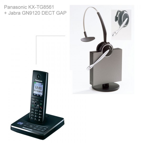 Panasonic KX-TG8561 + Jabra GN 9120 DECT GAP