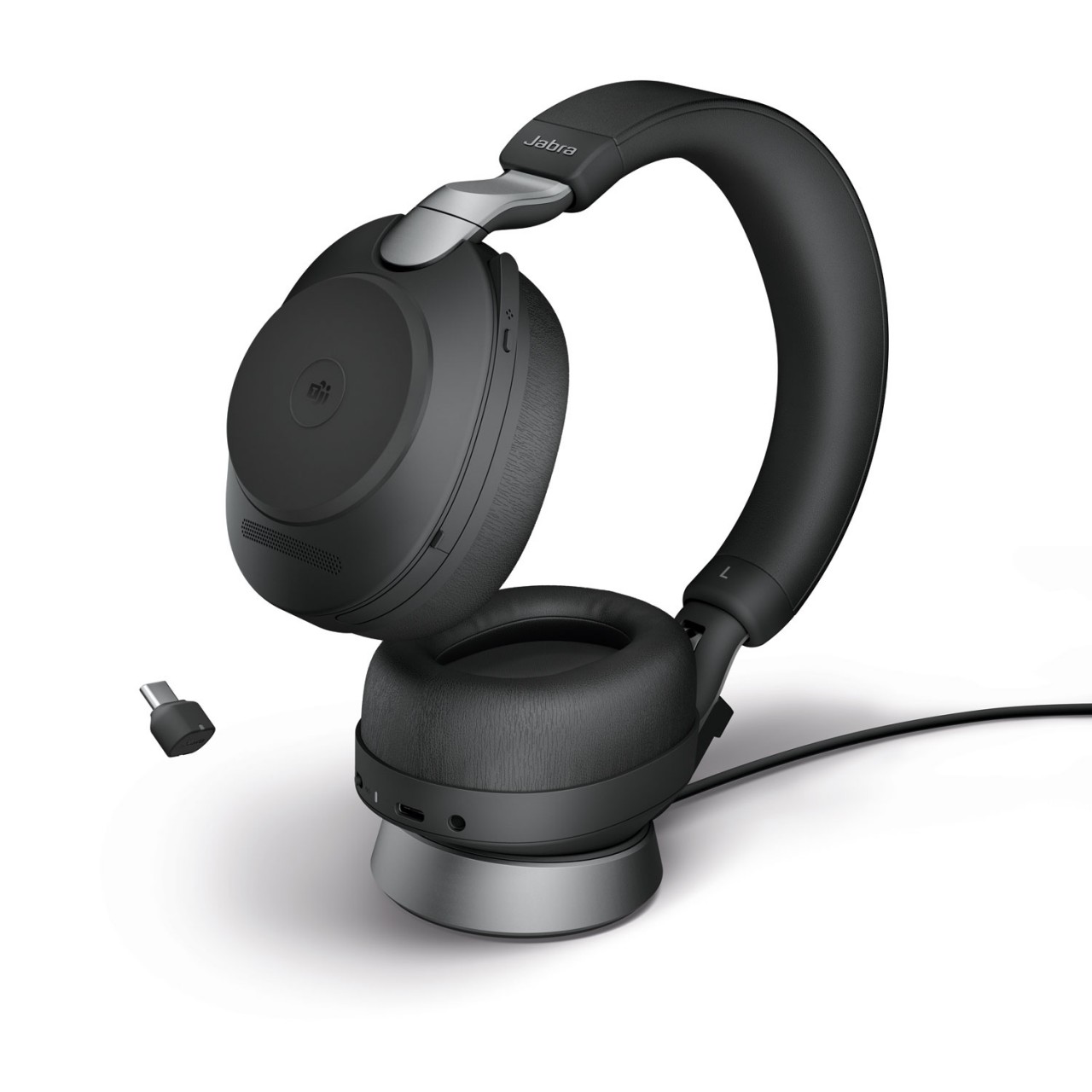 Jabra Evolve2 85 Stereo MS USB-A Black inkl. Ladestation