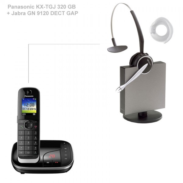 Panasonic KX-TGJ320 + Jabra GN 9120 DECT GAP