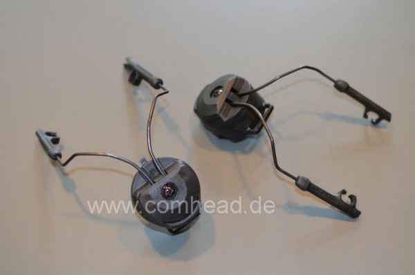 OTOTEC Adaptateurs Rail Casque Tactique – Compatible Peltor Comtac, FAST / ACH / MICH – 1 Paire