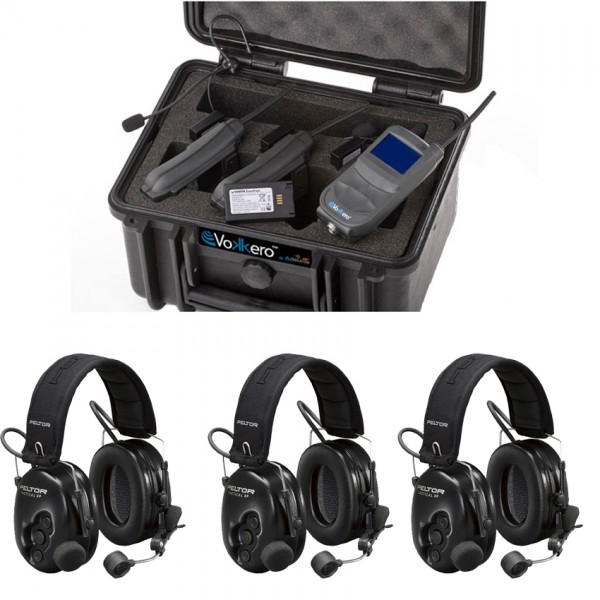 EVO3 Set 03 + Peltor Aktiv Headsets