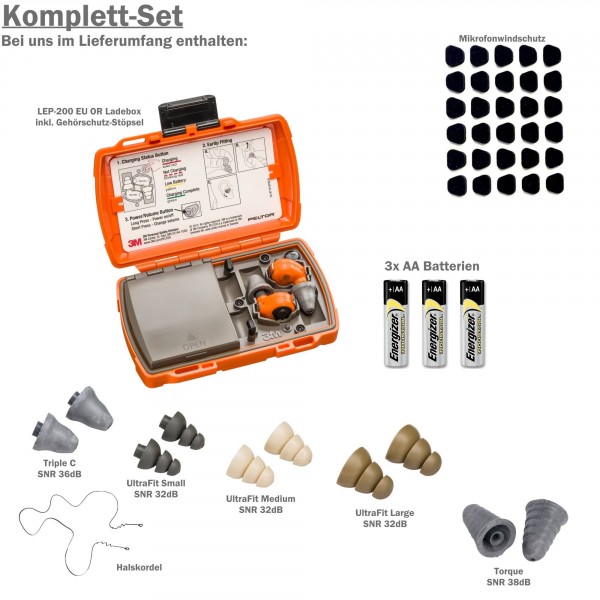 3M Peltor Ersatzstöpsel LEP-200 - Gelbe Ohrstöpsel Für Gehörschutz
