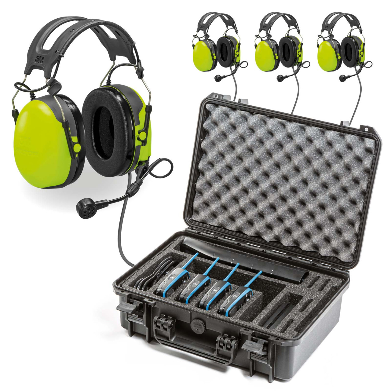 Vokkero Guardian Performance Kit mit 3M Peltor CH-3 Headsets